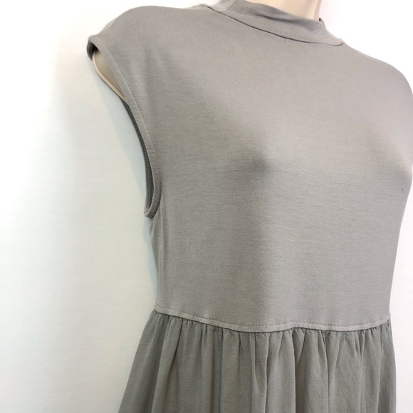 Love Scarlett Gray Sleeveless Baby Doll Top - Picture 6 of 16